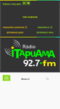 Mobile Screenshot of itapuamafm.com.br